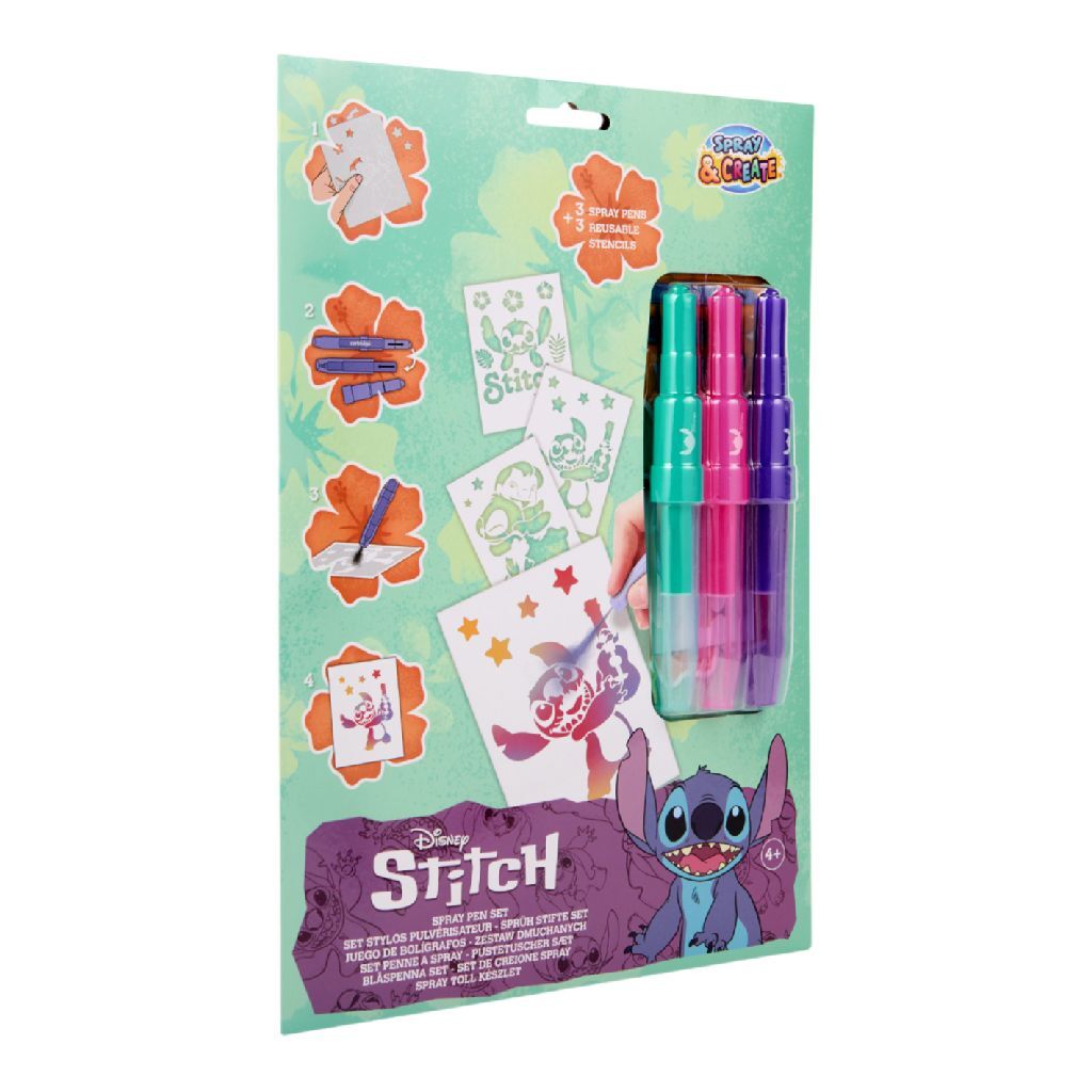 Disney Stitch Spraypennen Set