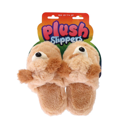 Toi-Toys Pluche Kinderpantoffels Hond Maat 25-27 Beige