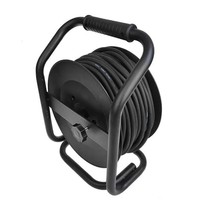 Proplus Kabelhaspel Cee 25 M 3X2,5 Mm&Sup2; (2X Schuko + 1X Cee) Zwart