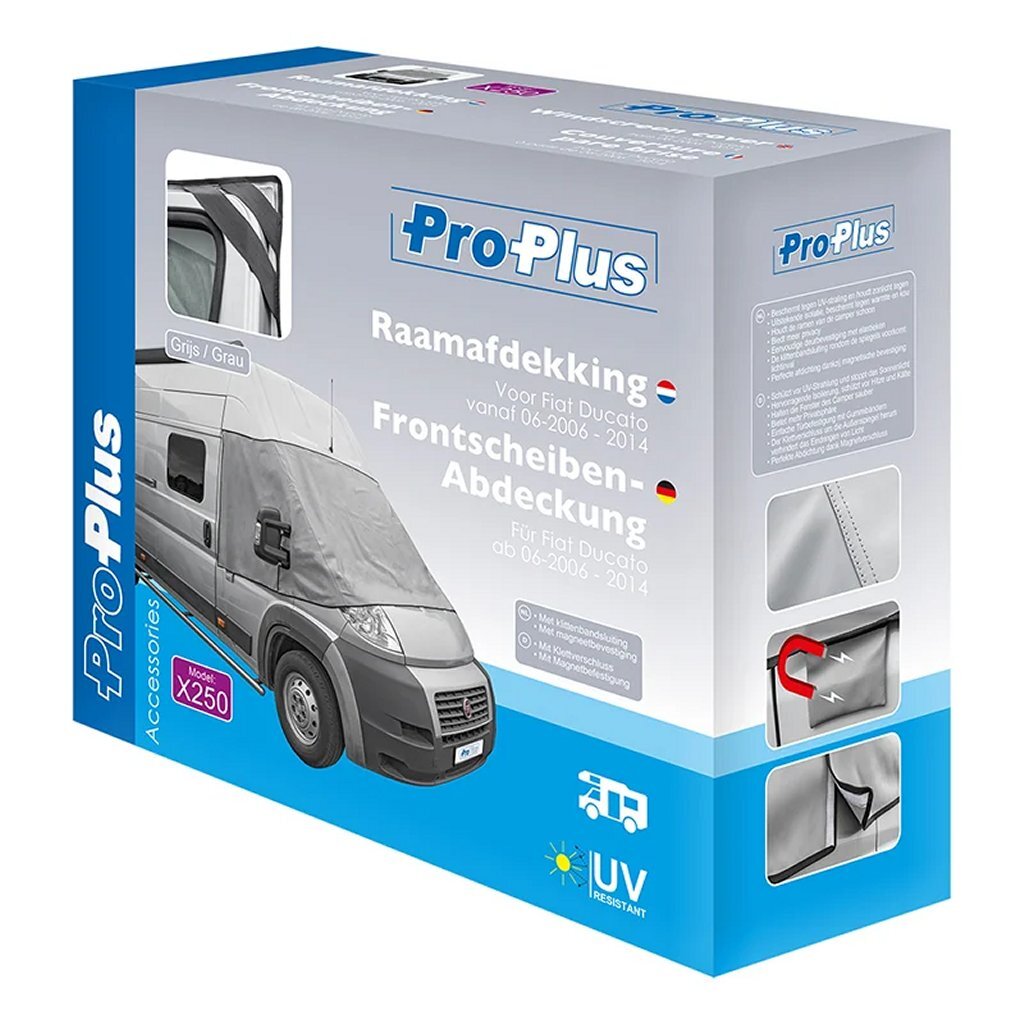 Proplus Raamafdekking Voor Fiat Ducato X250 Grijs