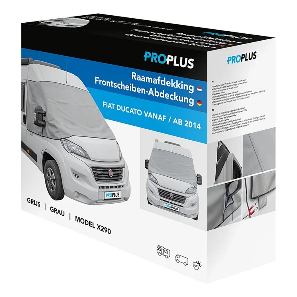 Proplus Raamafdekking Voor Fiat Ducato X290 Grijs