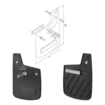 Proplus Spatlap Fiat Ducato Vanaf 07-2006 Achterzijde - Set Van 2 Stuks