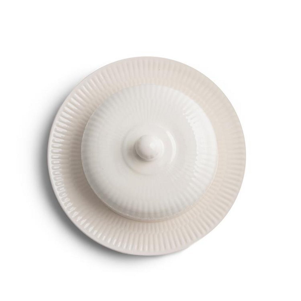 Royal Boch Vienne Botervloot Aardewerk/Wit