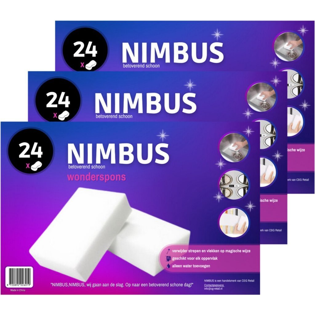 Overige Merken Nimbus Wonderspons 72 Stuks