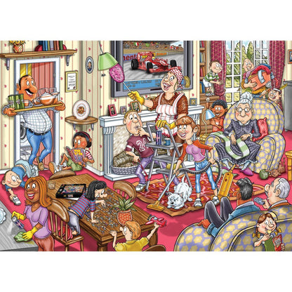 Jumbo Puzzel Wasgij Retro Mystery 10 Voorjaars Schoonmaak 1000 Stukjes
