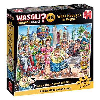 Jumbo Puzzel Wasgij Original 48 What Happens In Vegas! 1000 Stukjes