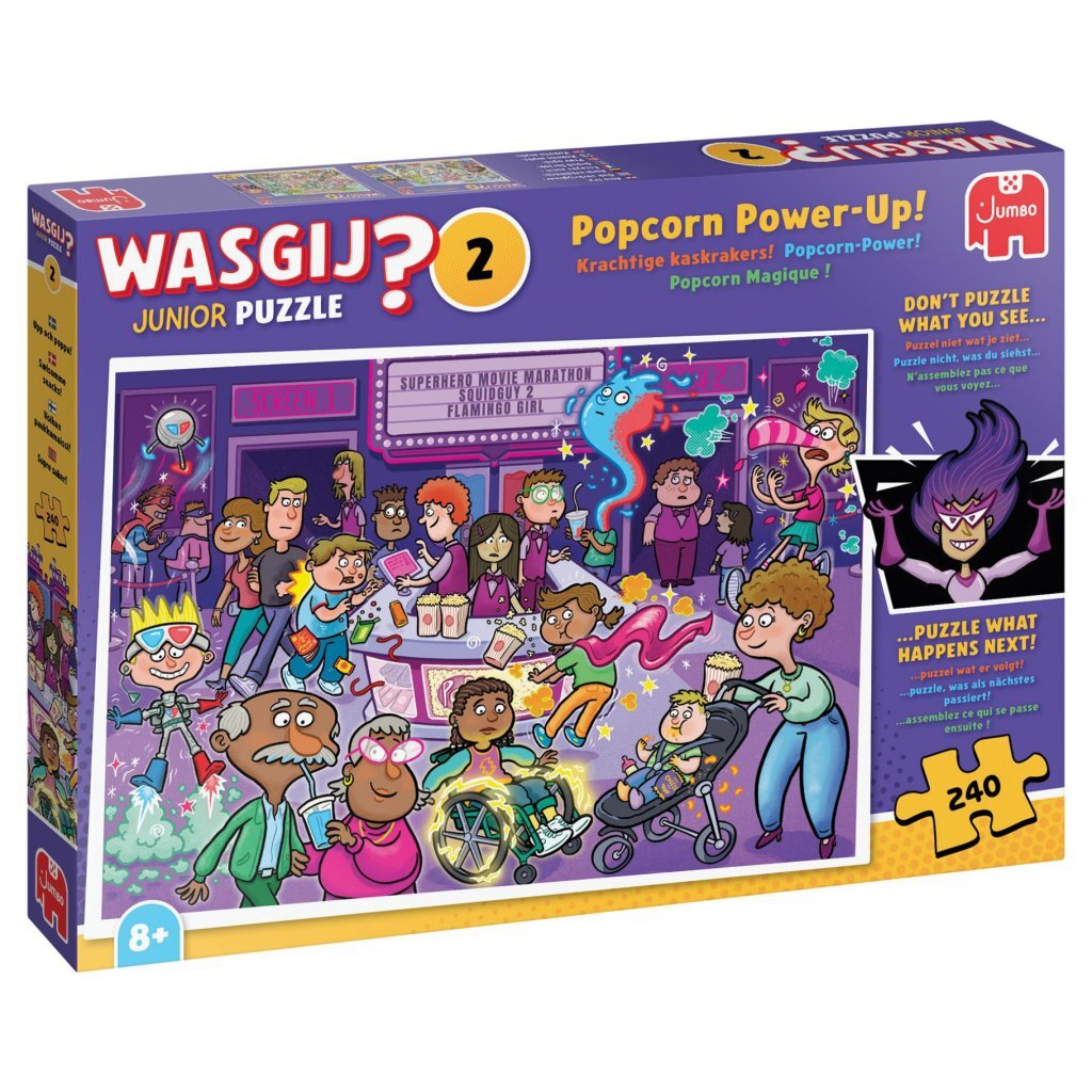 Jumbo Puzzel Wasgij Junior 2 Krachtige Kaskrakers! 240 Stukjes