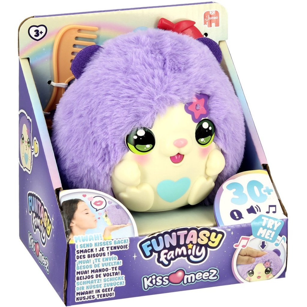 Jumbo Funtasy Family Knuffel Kiss Meez Hamster + Geluid