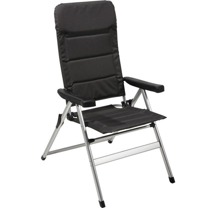 Redcliffs Outdoor Campingstoel Aluminium/Zwart