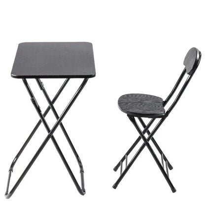 Ceruzo Klaptafel Met Stoel - Zwart