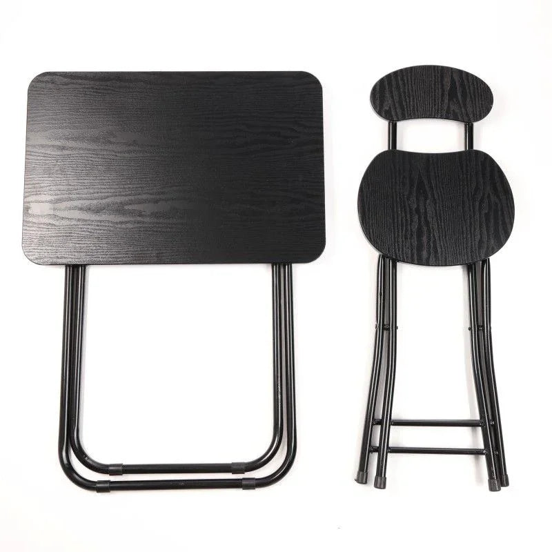 Ceruzo Klaptafel Met Stoel - Zwart