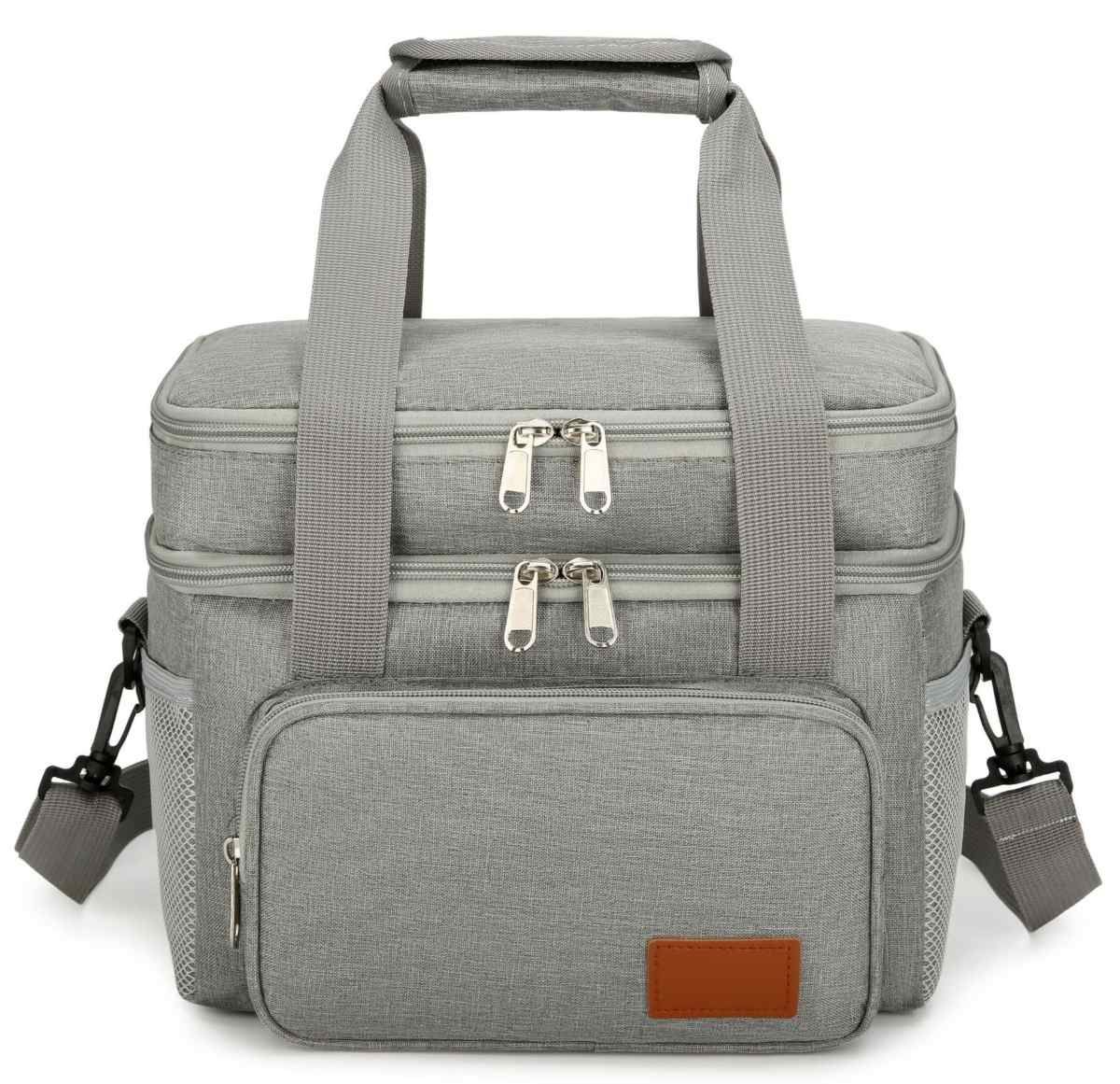 Ceruzo Geïsoleerde Koeltas - Lunchtas 14 Liter - Grijs