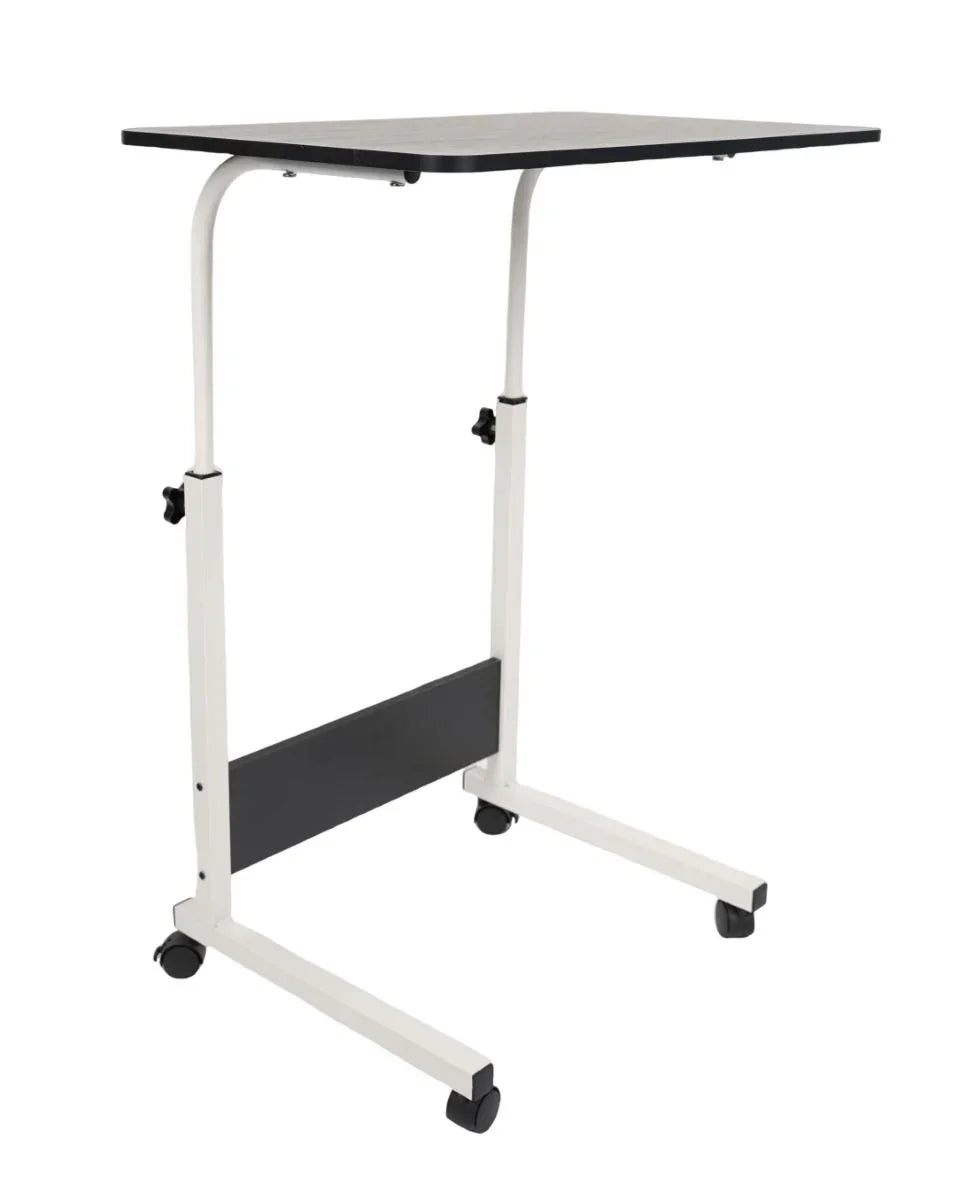 Ceruzo Laptoptafel - Zwart - Verrijdbare Bedtafel - Verstelbaar In Hoogte