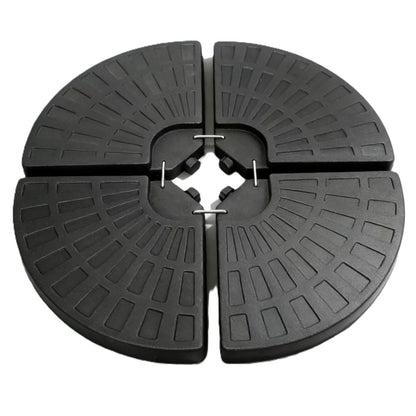 Ceruzo Parasoltegels - Vulbaar Tot 66 Kg - 4 Tegels - Voor Kruisvoet