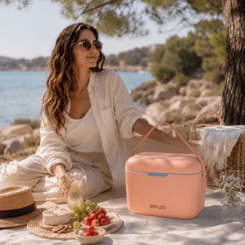 Ceruzo Koelbox 12 Liter - Trendy Roze