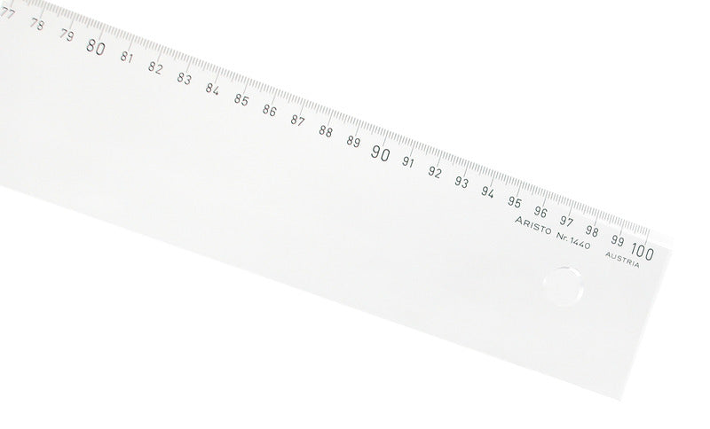 Aristo Ar-1440 Liniaal 100Cm Glashelder Plexiglas