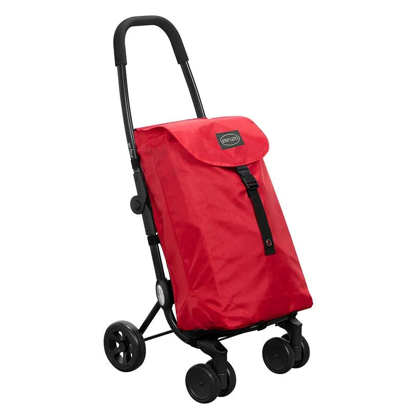 Ceruzo Go Four Boodschappentrolley  - Rood - 43.5 Liter - By Playmarket