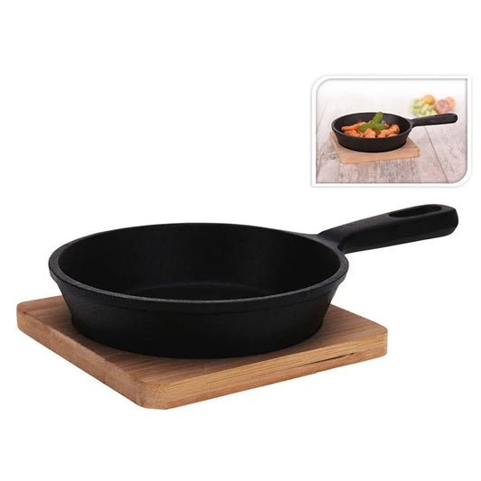 Excellent Houseware Tapas Steelpannetje - Gietijzer - Ø12.5 Cm