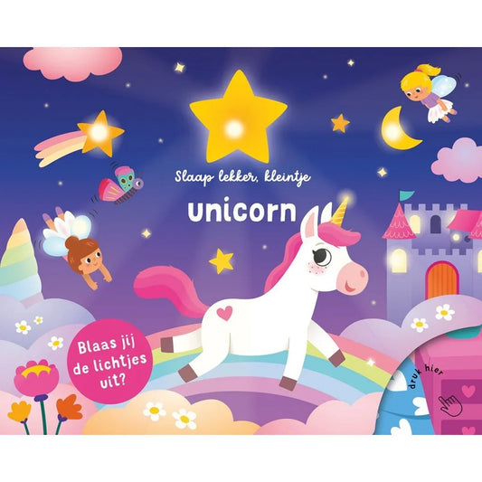 Overige Merken Boek Slaap Lekker Kleintje Unicorn + Licht