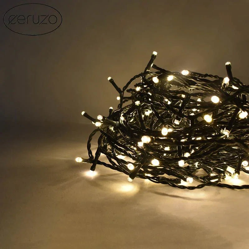Ceruzo Led Verlichting - 9 Meter - 120 Led Lampjes - Warm Wit - Voor Binnen En Buiten