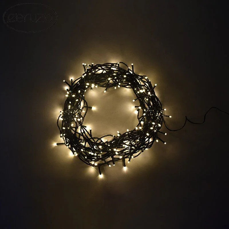 Ceruzo Led Verlichting - 9 Meter - 120 Led Lampjes - Warm Wit - Voor Binnen En Buiten