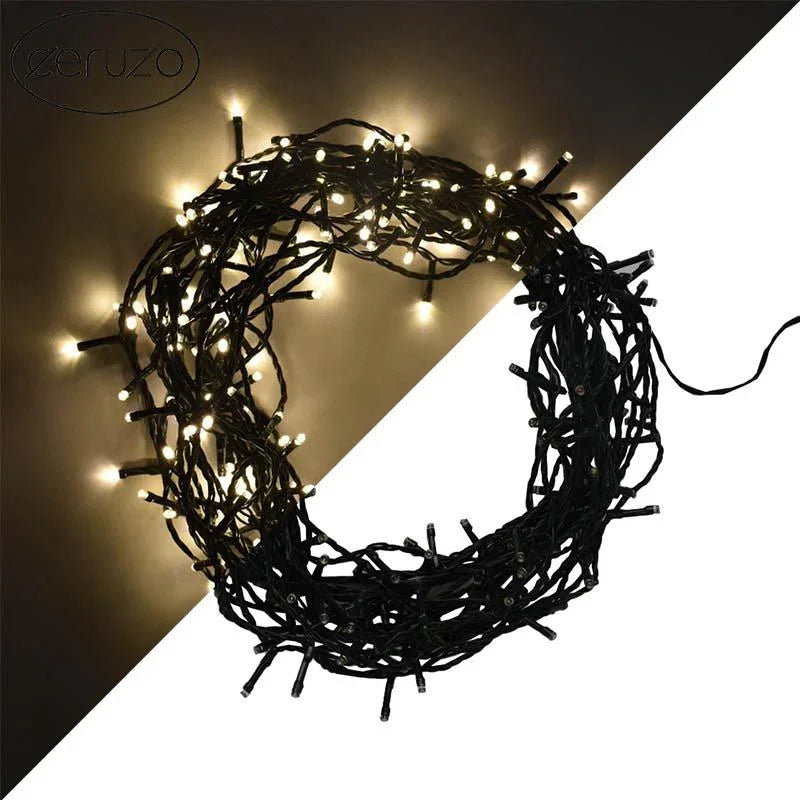 Ceruzo Led Verlichting - 9 Meter - 120 Led Lampjes - Warm Wit - Voor Binnen En Buiten