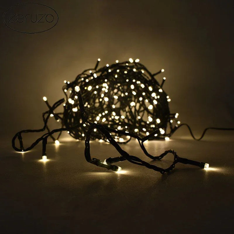 Ceruzo Led Verlichting - 9 Meter - 120 Led Lampjes - Warm Wit - Voor Binnen En Buiten