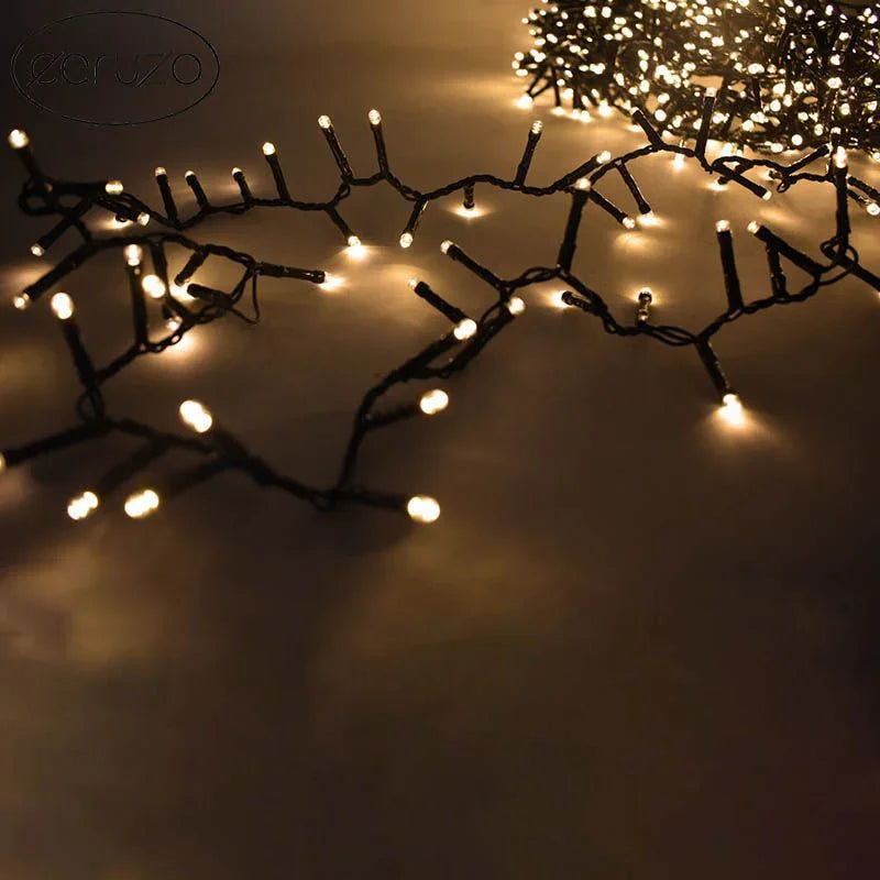 Ceruzo Micro Cluster - 400 Led - 8 Meter - 8 Lichtfuncties + Geheugen - Extra Warm Wit