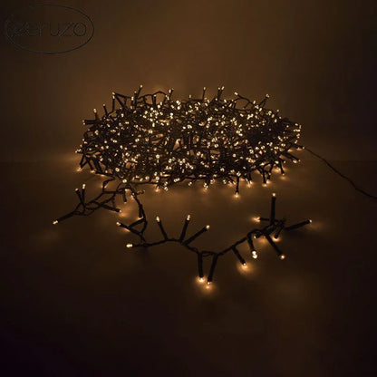 Ceruzo Micro Cluster - 400 Led - 8 Meter - 8 Lichtfuncties + Geheugen - Extra Warm Wit