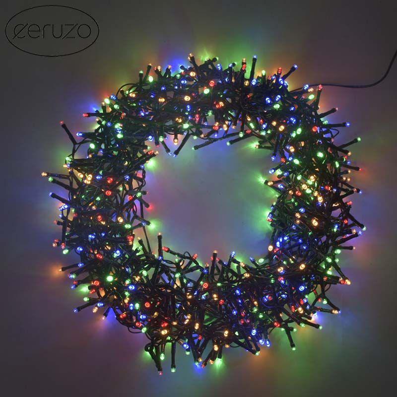 Ceruzo Micro Cluster - 1000 Led -  20 Meter - 8 Lichtfuncties + Geheugen - Multicolor