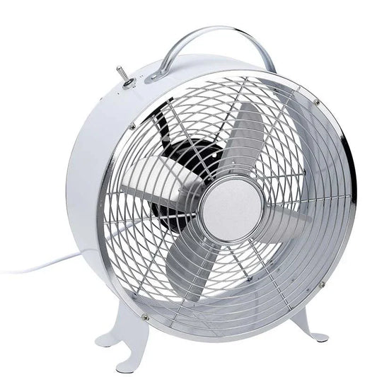 Excellent Electrics Tafelventilator Metaal 26Cm Wit