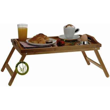Excellent Houseware Bamboe Dienblad Voor Op Bed - 50X30Cm