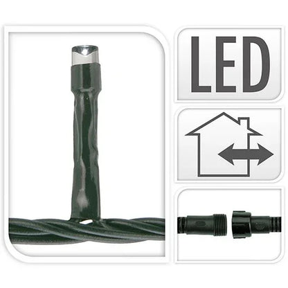 Decorativelighting Koppelbare Kerstverlichting - 100 Led - 7.5M - Extra Warm Wit
