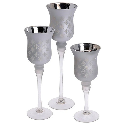 Home&Styling Set Van 3 Luxe Kandelaren
