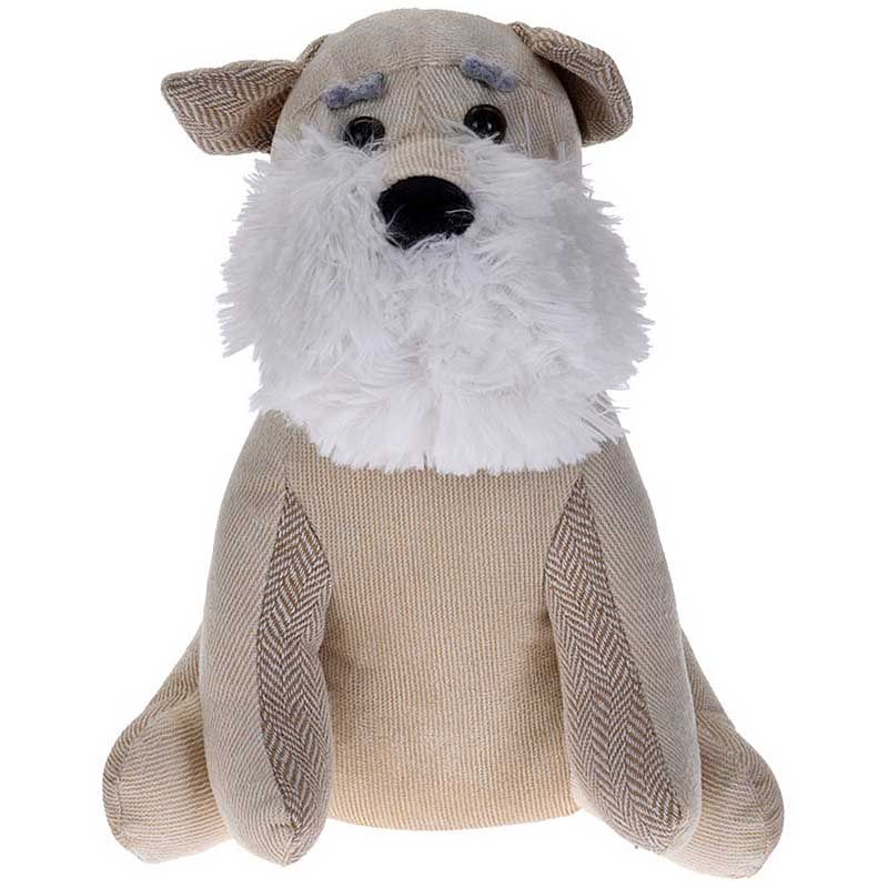 Deurstopper Hond Wit-Creme