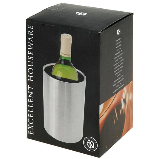 Excellent Houseware Rvs Dubbelwandige Wijnkoeler
