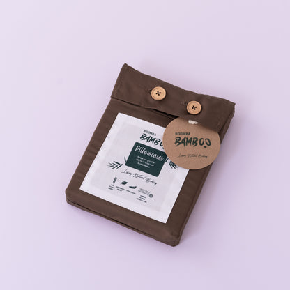Beddengoedset 2-Persoons M - Coffee Brown