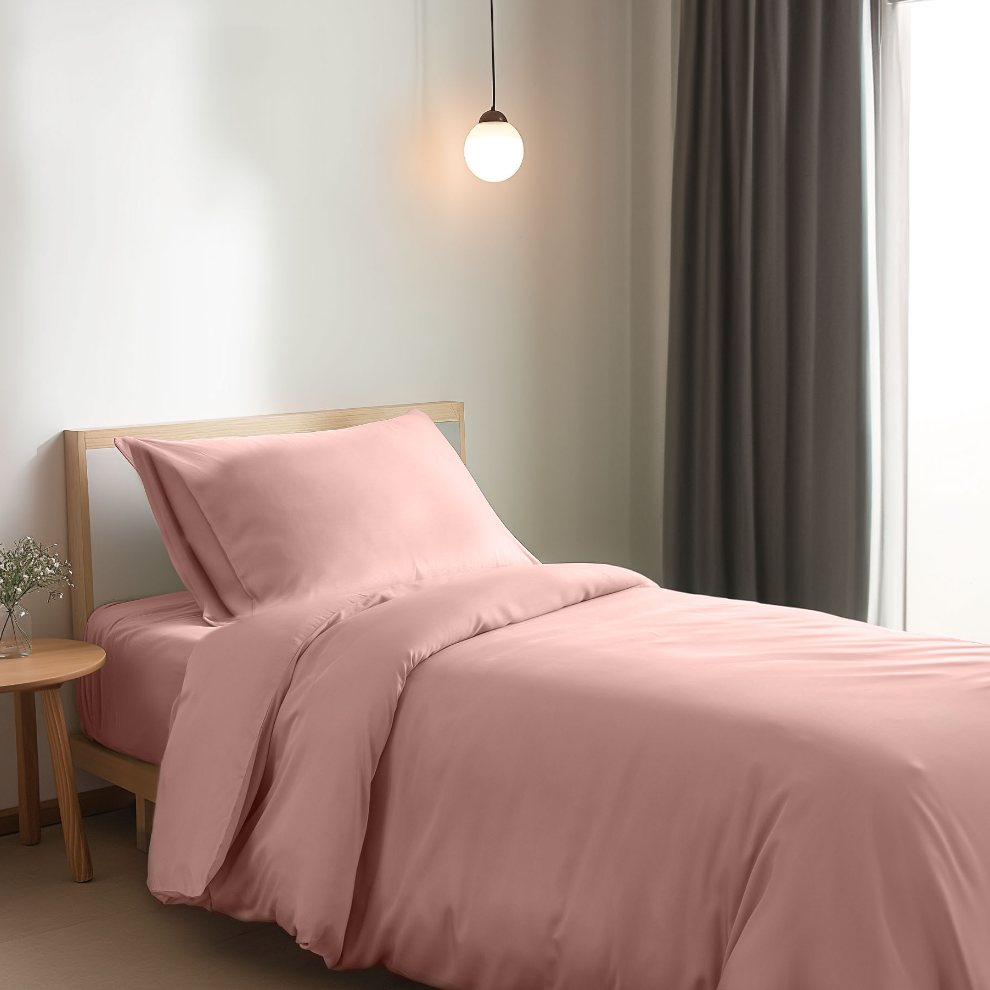 Beddengoedset 1-Persoons Xl - Cuddle Pink