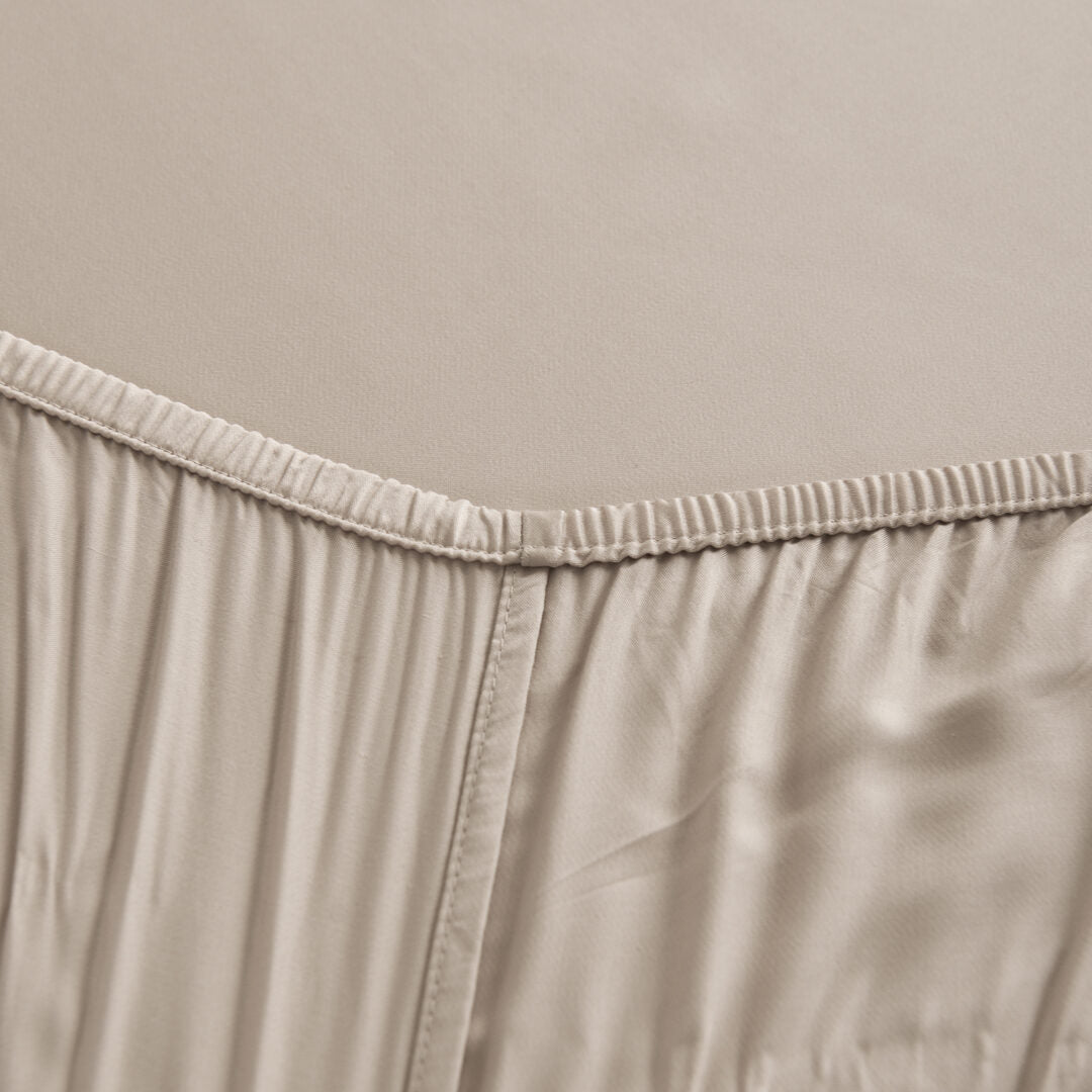 Hoeslaken (Topdekmatras) - Soft Taupe - Premium