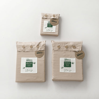 Hoeslaken (Topdekmatras) - Soft Taupe - Premium