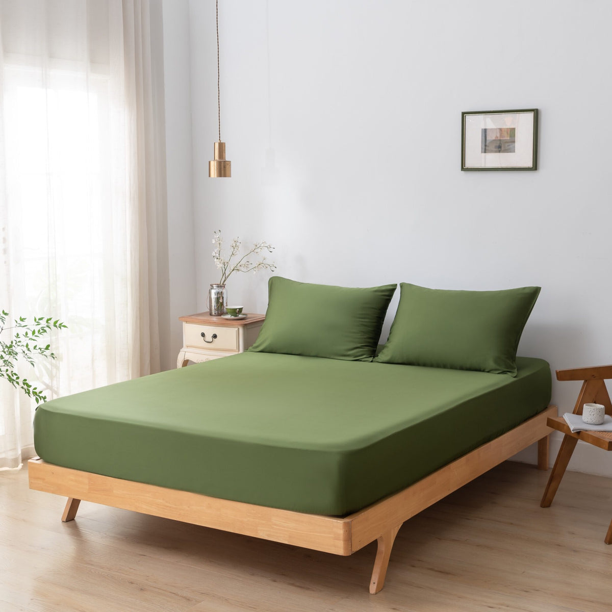 Beddengoedset 2-Persoons Xl - Deep Moss