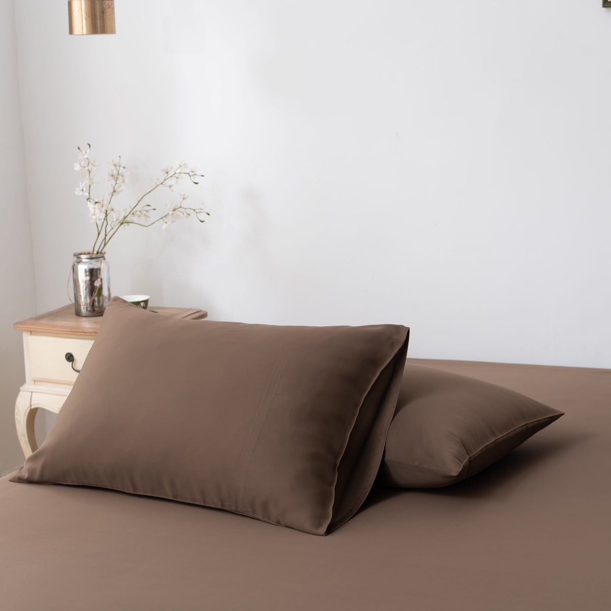 Beddengoedset 2-Persoons M - Coffee Brown