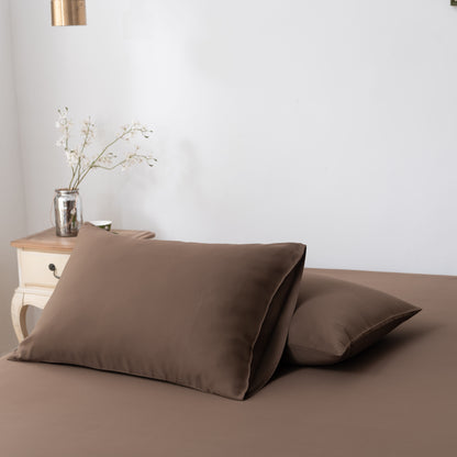 Beddengoedset 2-Persoons M - Coffee Brown