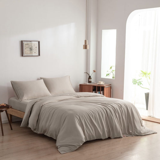 Dekbedovertrek 260X240/220 - Soft Taupe - Premium