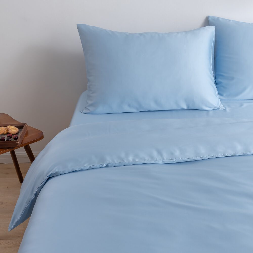 Tweepersoons Beddengoedset L - Sky Blue