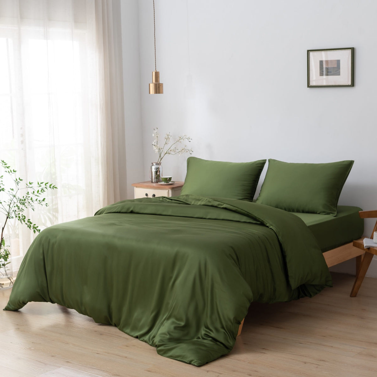 Beddengoedset 2-Persoons Xl - Deep Moss
