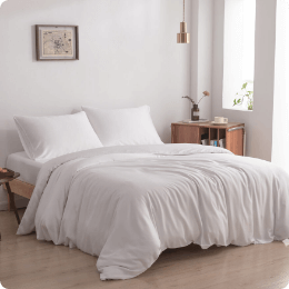 Dekbedovertrek 200X200 - Coco White - Premium - Instopstrook
