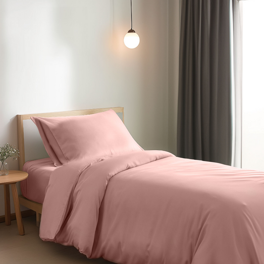 Beddengoedset 1-Persoons - Cuddle Pink