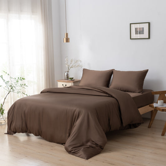 Dekbedovertrek - Coffee Brown - Premium