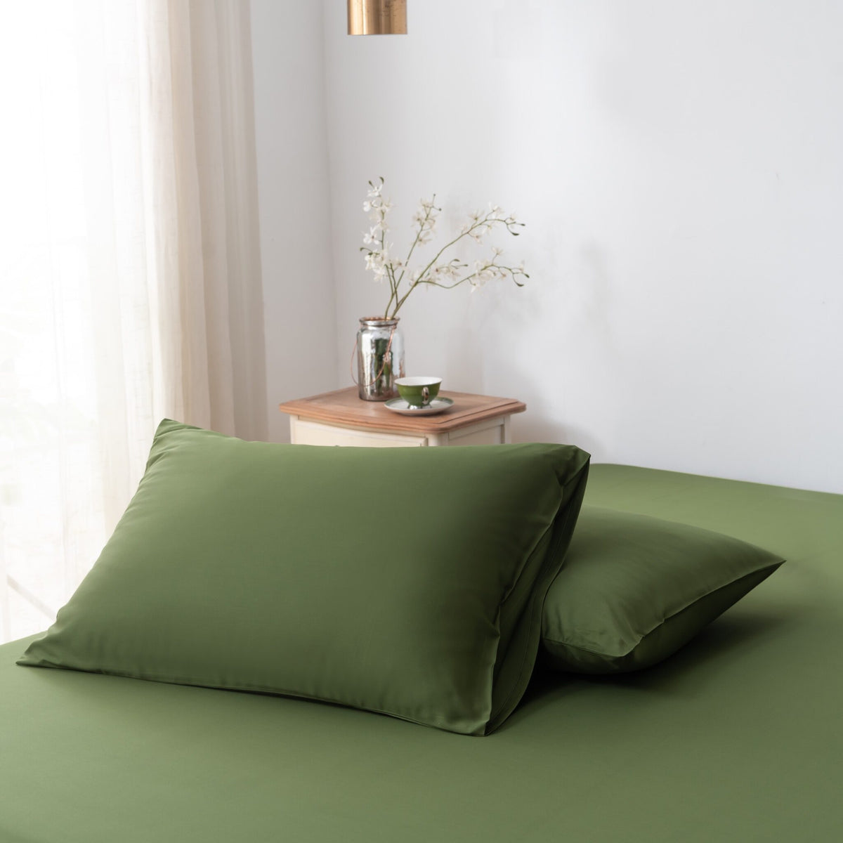 Beddengoedset 2-Persoons Xl - Deep Moss
